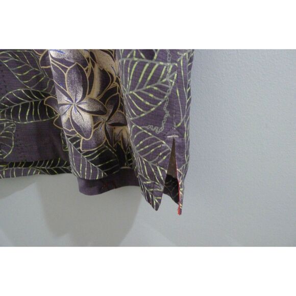 Tommy Bahama Seasons Greetings Washable Silk Hawaiian Print Shirt M - Picture 5 of 10